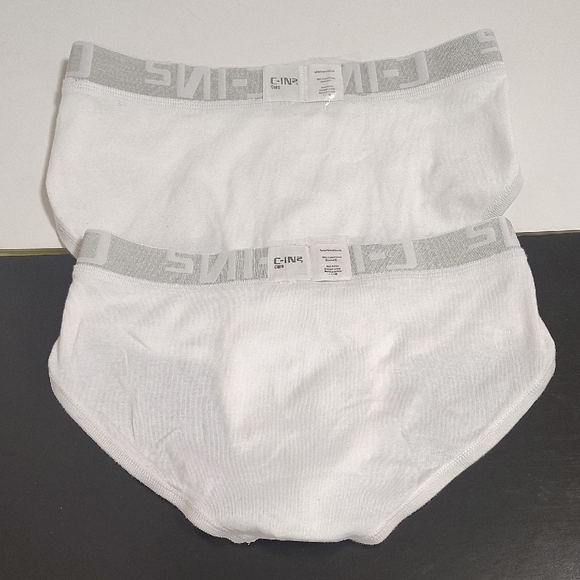 C-IN2 Core Men's White Briefs 2 Pairs Sz L - Picture 5 of 7
